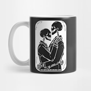 The Lovers Tarot Card Skeletons Mug